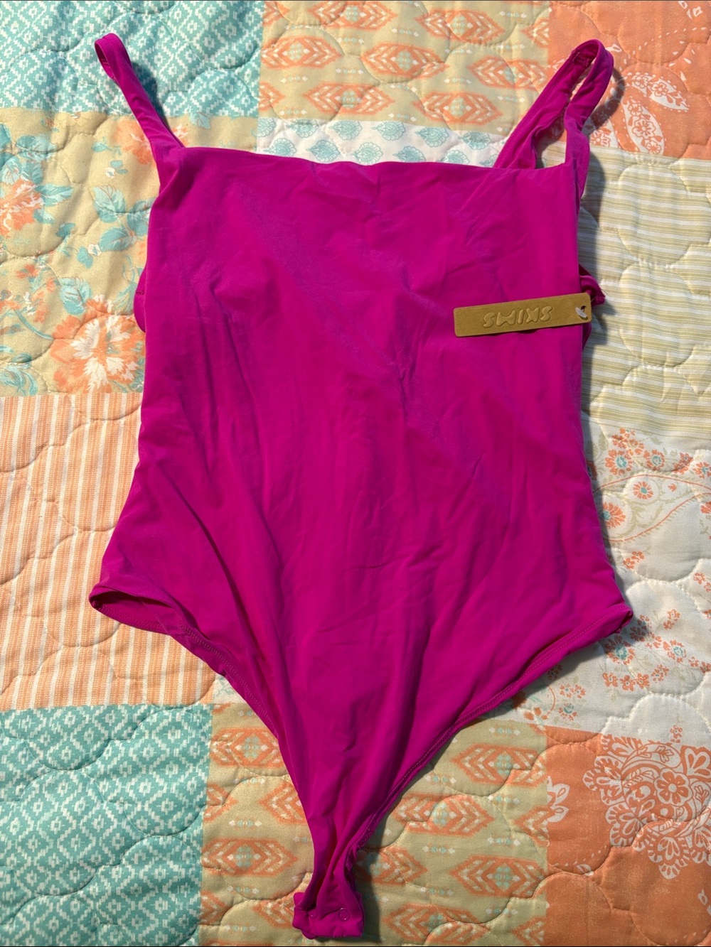 Skims Fuchsia Body Suit XL NWT